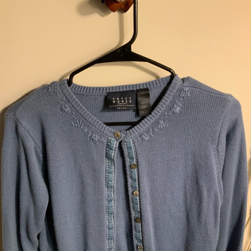 Claiborne Blue Knit Sweater